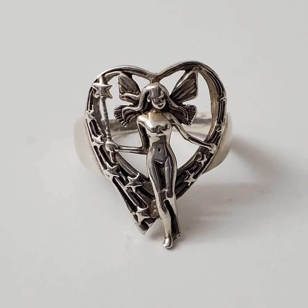 Seductive Celestial Enchantress Sterling Silver 925 Ring